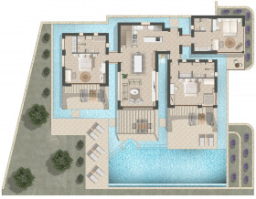 Cape Three Bedroom Sea Front Pool Villa (400 m2)