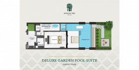 Deluxe Garden Pool Suite – King / Twin (129 m2)