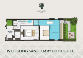 Wellbeing Sanctuary Pool Suite – King / Twin (129 m2)