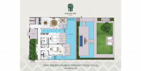 Two-Bedroom Beachfront Pool Villa (387 m2)