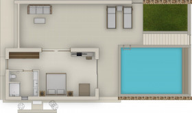 Deluxe Junior Suite Bungalow private pool - Garden view