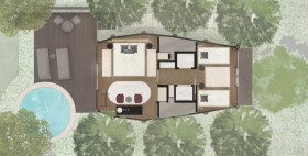 Family Cabana with Plunge Pool (43 m2)