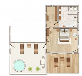 Deluxe Room with hot tube (75 m2)