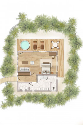 Garden Villa With Hot Tub (300 m2)