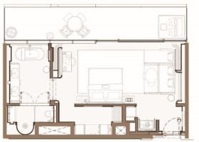 Ocean Terrace Room (79 m2)