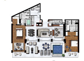 The Amara Suite, Penthouse Sea View, Private Pool