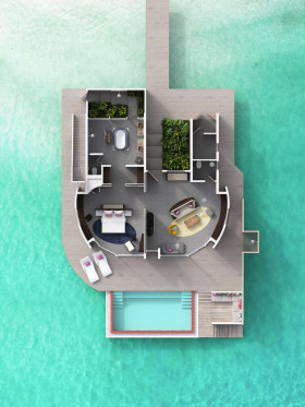 Water Villa with Pool