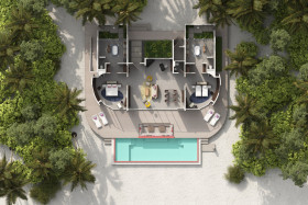Two Bedroom Beach Residence with Pool