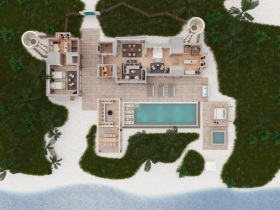 Two Bedroom Beach Villa with Pool