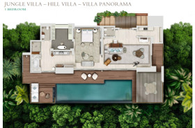 Panorama Hill Villas (celková rozloha i s exteriérem 235 m2)