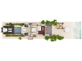 Beach Villa with Private Pool (200 m2)