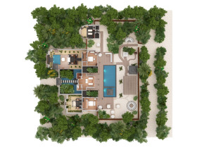 Three Bedroom Island Residence with Family Pool & Private Pool (2022 m2)