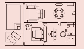 Executive Suite King with Private Pool and Ocean View (264 m2)
