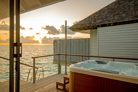 1 Bedroom Sunset Over Water Villa with Hot Tub