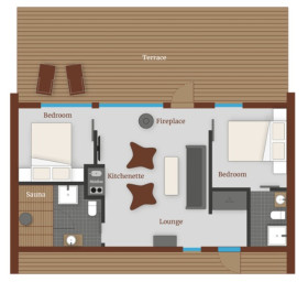 Arctic Glasshouse Suite (50 m2)