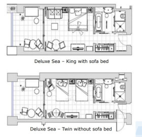 Deluxe Resort/Partial Sea View Room (39 m²)