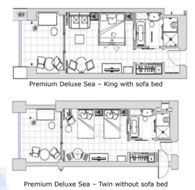 Premium Deluxe Sea View Room (39 m²)