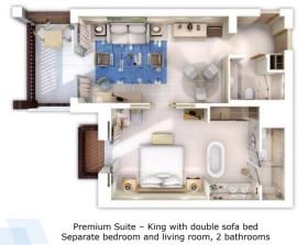 Premium Suite Sea View (70–80 m²)