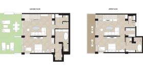 3 Bedroom Duplex Suite (100 m2)