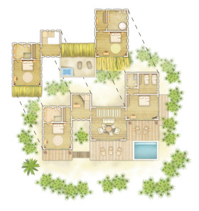 Garden Luxury Five-bedroom Villa (300 m2)