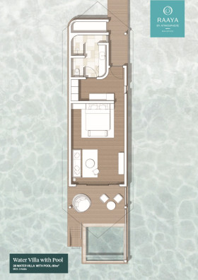 Water Villa with Pool (80 m2)