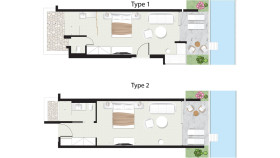 Swim-up Deluxe Bungalow (30-36 m2)