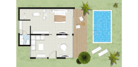 1 Bedroom Infinity Villa (70 m2)