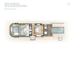 Deluxe Beach Bungalow with Pool