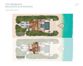 Two Bedroom Beach House with Pool