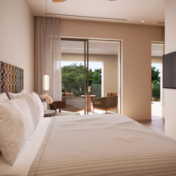 Rooftop Deluxe Double Room Mountain View