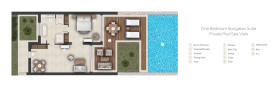 One Bedroom Bungalow Suite Private Pool Sea View