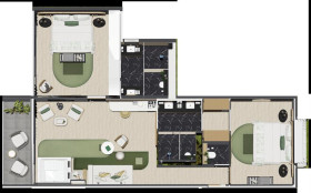 Ocean Front 2-Bedroom Signature Suite with Hot Tub