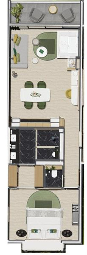 Ocean Front Signature Suite Kitchen