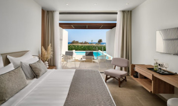 Double Room Private Pool Sea View (30 m²)