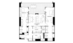 Two-Bedroom Panoramic Sea-View Apartment (190–220 m²)