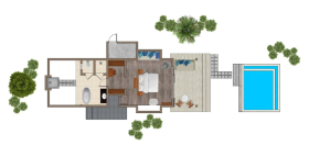 Sunset Beach Villa with Pool