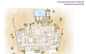 Two Bedroom Sunset Pool Villa