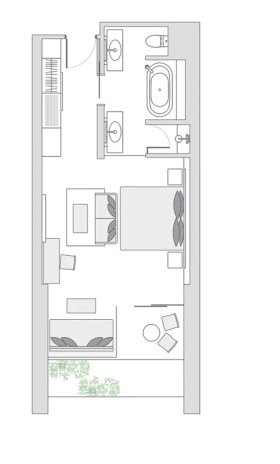 Wonderful Pool Acces (57 m²)