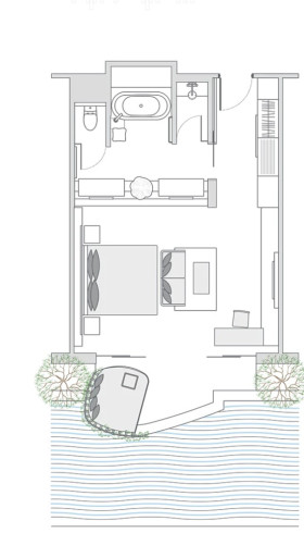 Impressive Lagoon Pool Suite (61 m²)