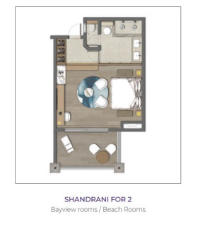 Shandrani for 2: Beach Room (50 m²)