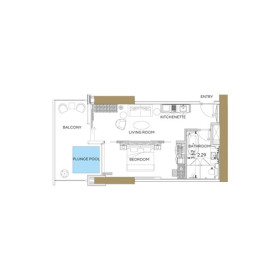 1 Bed | Skyline Suite w/ Pool