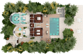 Two Bedroom Family Beach Pool Villa