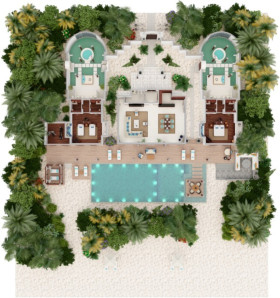 Two Bedroom Beach Pool Residence