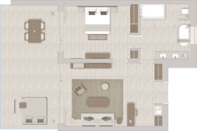 Deluxe One Bedroom Suite