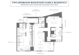 Two-Bedroom Rosewood Family Residence