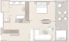 One Bedroom Suite Sea View