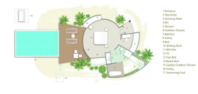 Beach Villa with Pool (78 m2)