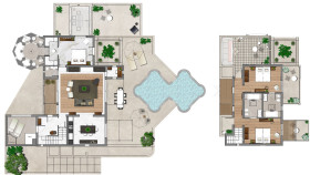 Haute Living Luxury Three Bedroom Villa with Private Pool