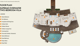 Supreme Overwater Two-Bedroom Villa