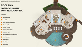 Oasis Overwater Two-Bedroom Villa